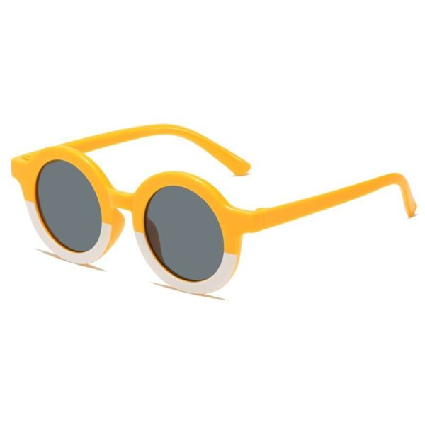 Wholesale Korean Retro Round Kids Sunglasses UV400 Protection Fashion Accessory
