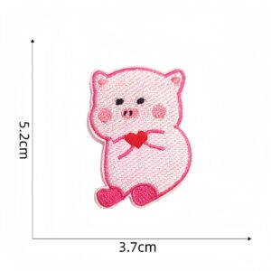 Pig cloth stickers 9#