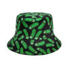 Wholesale Reversible Fruit Flower Print Bucket Hat for Outdoor Sun Protection Casual Fashion Accessory