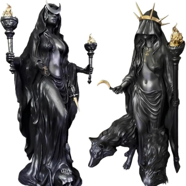 Wholesale Synthetic Resin Witch Figurine Halloween Decor Home Office Gift