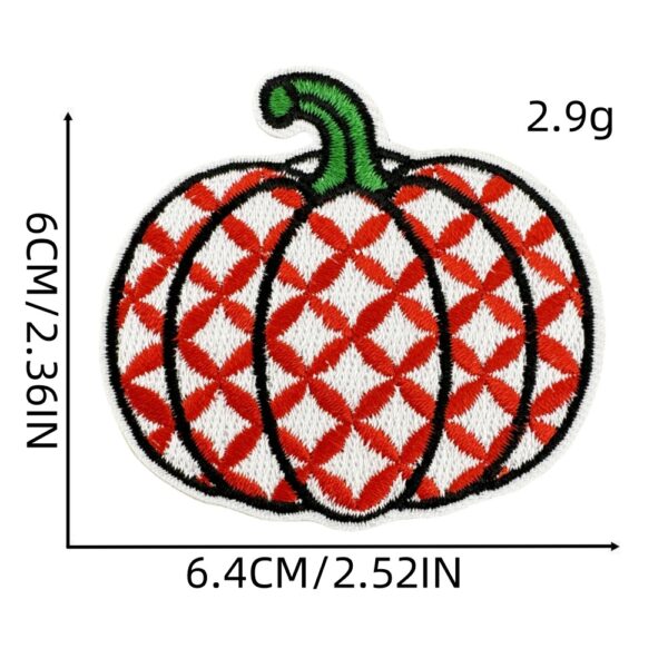 Wholesale Embroidered Pumpkin Patch - Harvest Thanksgiving Decor - Polyester Cloth Sticker for Home Decor Gift