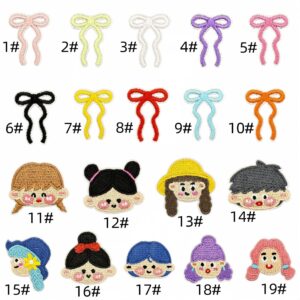 Combination cloth stickers 19 pieces