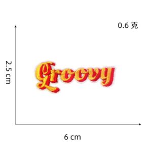 English Letter Cloth Stickers