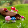 Wholesale Creative colorful artificial mushroom moss miniature landscape, garden landscaping materials, DIY decorations, accessories, and small ornaments.