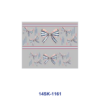 Wholesale 2/4/8pcs Multi Color Stripe Glitter Bow Ribbon Print Mini Cup Keychain Sticker
