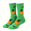 Wholesale Halloween Fashion Mid Calf Cotton Socks Unisex Warm Gift