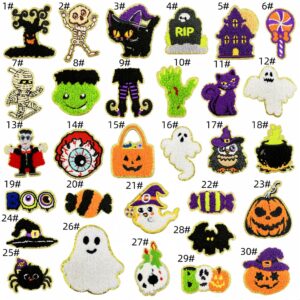Halloween patchwork set (30 pieces)