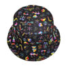 oly-7f51733dfb573f2a22b39daba760abbc Wholesale Christmas Retro Printed Double Sided Fisherman Hat Sun Protection Fashion Accessory Gift