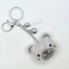 Wholesale Cute Bear Crystal Keychain Wedding Gift Bag Charm Decorative Accessory