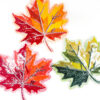 oly-7f5eff27045e5a2c2ad6e8c70b60153d Wholesale Maple Leaf Chenille Embroidered Patch Iron On 7cm Fashion Accessory