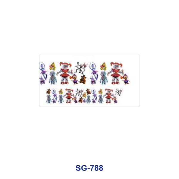 oly-7f70e5f99485eeb12afbd50cf12f91b2 Wholesale 8pcs Mixed Kids Game Cartoon Character Print 3oz Cup Stickers Wrap OLY Exclusive