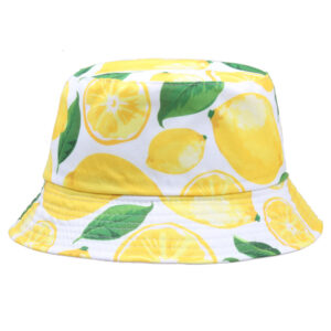 Wholesale Tropical Print Fisherman Hat for Summer Polyester Sun Hat Fashion Accessory