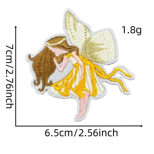oly-7f7849772c98796daa076eadb6deeb9d Wholesale Cute Fairy Embroidered Cloth Patch for Bags, DIY Bag Charm Accessory
