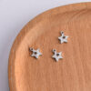 oly-7f7b5fa0910057d9b41a748355122c24 Wholesale Stylish Five Point Star Hollow Pendant Zinc Alloy Electroplated DIY Jewelry Accessory