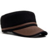 Wholesale Flat Top Cap with Curved Brim Sunscreen Adjustable Coffee Fashion Accessory for Resale