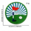 oly-7fa432be7db92db69025d52baf4fa911 Wholesale Polyester Thread Golf Embroidery Patch Cartoon Design Boutique Fashion Accessory