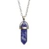 oly-7fa8db29152604c55c7467ed14628b5e Wholesale Trendy Leaf Pendant Necklace - Handmade Semi-Precious Stone Adjustable Chain Jewelry Accessory