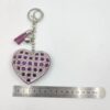 Wholesale Decorative Red Heart Korean Velvet Keychain Car Key Accessory Gift