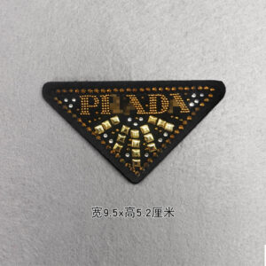 Golden Alphabet Triangle Badge L97
