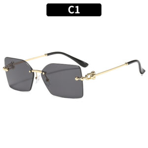 C1-gold frame gray piece