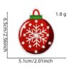 Wholesale Polyester Thread Christmas Cloth Stickers Santa Snowman Reindeer Decorative Patches Home Decor