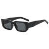 oly-7fe268b2b6f240271c15b160dc551843 Wholesale Retro Square Frame Sunglasses UV400 Grey Lens Black Frame for Outdoor Cycling Resale