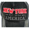 Wholesale Distressed Cotton Baseball Cap with English Letter Design Adjustable Sun Hat for Everyday Wear