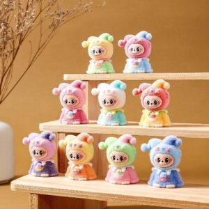 Flocked bunny pajama set [random styles, sold individually] / Must order in multiples of the full set quantity. orders not meeting this requirement will be shipped randomly by the system