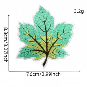 1# Maple Leaf Cloth Sticker