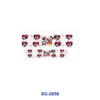 oly-7ff144cfb2d5ef9101778151d6388915 Wholesale 8pcs Classic Cartoon Floral Heart Print 3oz Cup Stickers Wrap OLY Exclusive
