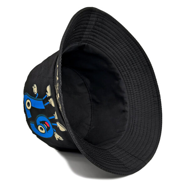 Wholesale Double Sided Cartoon Printed Bucket Hat Men Casual Summer Outdoor Sun Hat