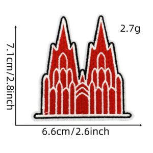 Pagoda cloth stickers 2#