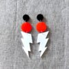 oly-8011bce44510e3a99ce0ef4fa6e412b4 Wholesale Acrylic Lightning Pendant Earrings Red Neon Glow Trendy Party Jewelry Gift for Women