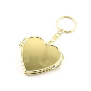 Gold (love mirror) keychain