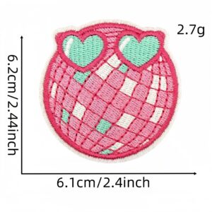 Pink series cloth stickers 11 #