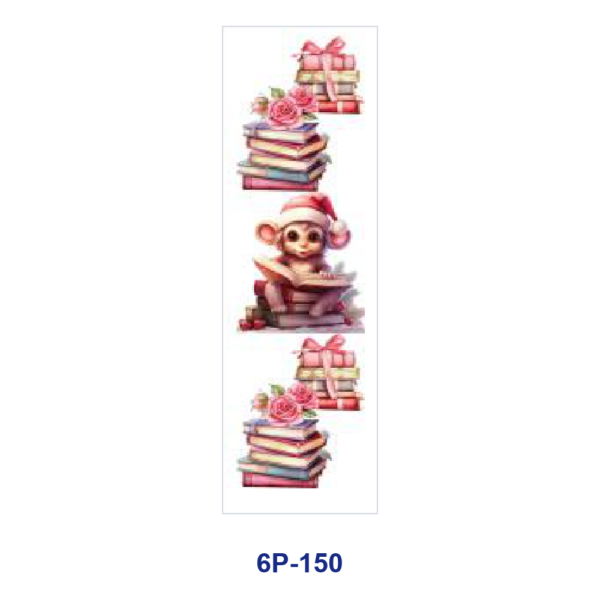 Wholesale 2/8/16pcs UV DTF Stickers Cute Animal Book Rose Print Pen and Bookmark Stickers