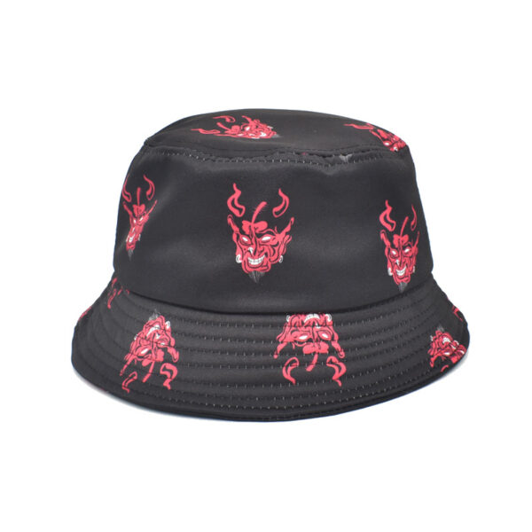 Wholesale Flame Print Fisherman Hat Summer Outdoor Travel Bucket Hat Fashion Accessory