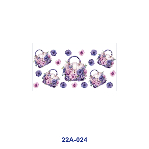 oly-807f2e9ba8e9bf6a33a2a8ae676d1331 Wholesale 5pcs Watercolor Fashion Tote Bag Floral Balloon Moody Blue Cartoon Bear Cloud Mixed Print 16oz Cup UV DTF Wraps OLY Exclusive