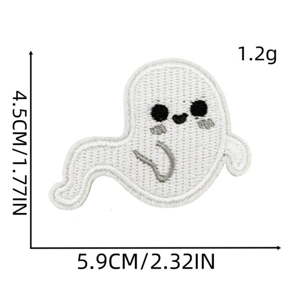 Wholesale Halloween Polyester Cloth Patches Pumpkin Bat Ghost Spider - Decorative Accent for Party Favors Boutique Resale
