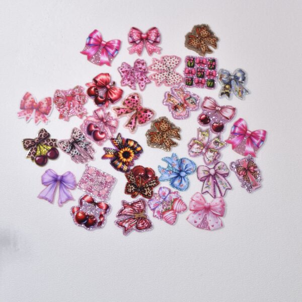 oly-8099b1876562ff94ae98a1742e694d3b Wholesale Random Different Styles 20pcs 30pcs BOW Theme Acrylic Flat Backs