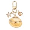 Wholesale Natural Shell Asymmetric Keychain Pendant Trendy Fashion Accessory