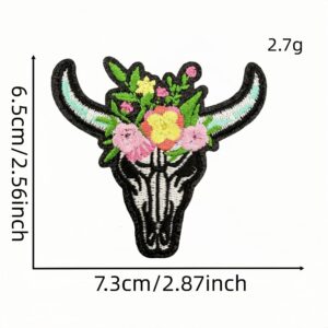 Turquoise denim patch 2#