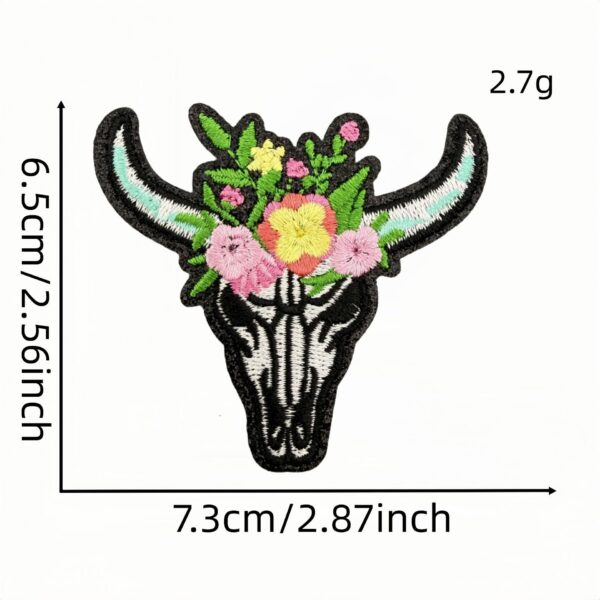 Wholesale Turquoise Denim Cross Embroidery Patch Chic DIY Fashion Accessory for Bags or Clothing Gift Boutique