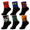 Wholesale Halloween Cartoon Print Socks Unisex Polyester Middle Tube Sweat Absorbing Winter Casual