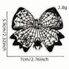 oly-80bfb820525a5401fb492baa04aeb8d7 Wholesale Embroidered Polyester Bow Patch Halloween Cartoon Decorative Fashion Accessory