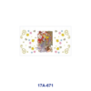 Wholesale 5pcs European Fairytale Maiden Rose Heart Scroll Star Checker Mixed Decor Prints 16oz Cup UV DTF Wraps OLY Exclusive