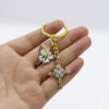 oly-80e9c39ff85c5017d4d3ab24588d250b Wholesale European Style Cross Butterfly Keychain Pendant Decorative Bag Charm Car Key Accessory Gift