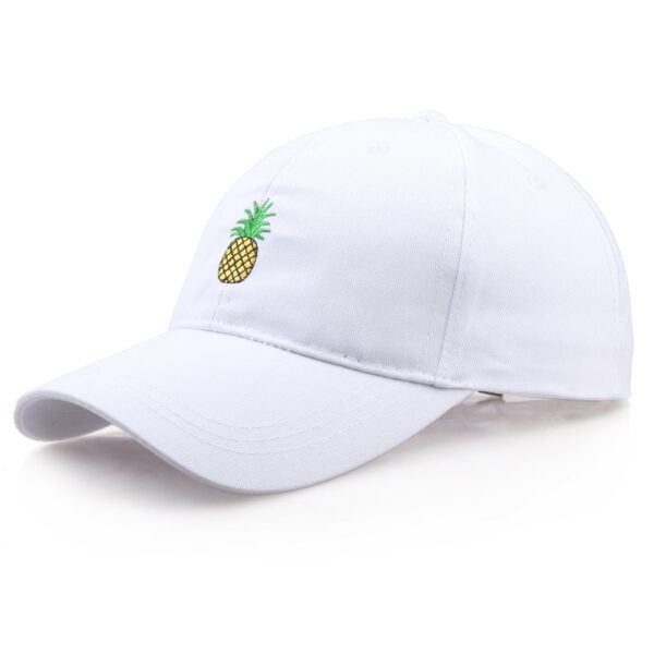 oly-811c607e98020bfecc677fa029db6512 Wholesale Embroidered Baseball Cap with Pineapple Design, Casual Summer Hat for Adults