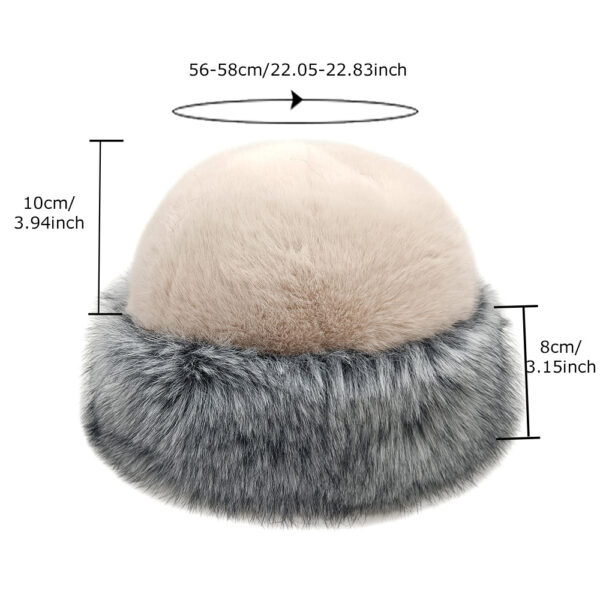 Wholesale Trendy Mongolian Style Winter Bucket Hat for Women Fashion Accessory Gift