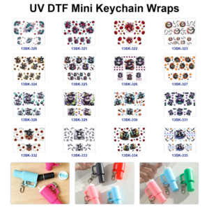Wholesale 8pcs Gothic Witch Halloween Mini Cup Keychain Sticker